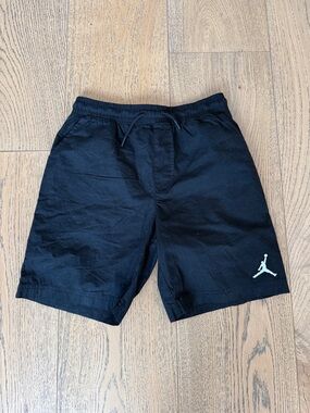 Jordan Black Athletic Shorts with White Jumpman